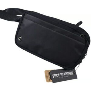 TRUE RELIGION MEN'S Sling Crossbody Bag "PORTER" Black TR104439 BRAND-NEW w/tags